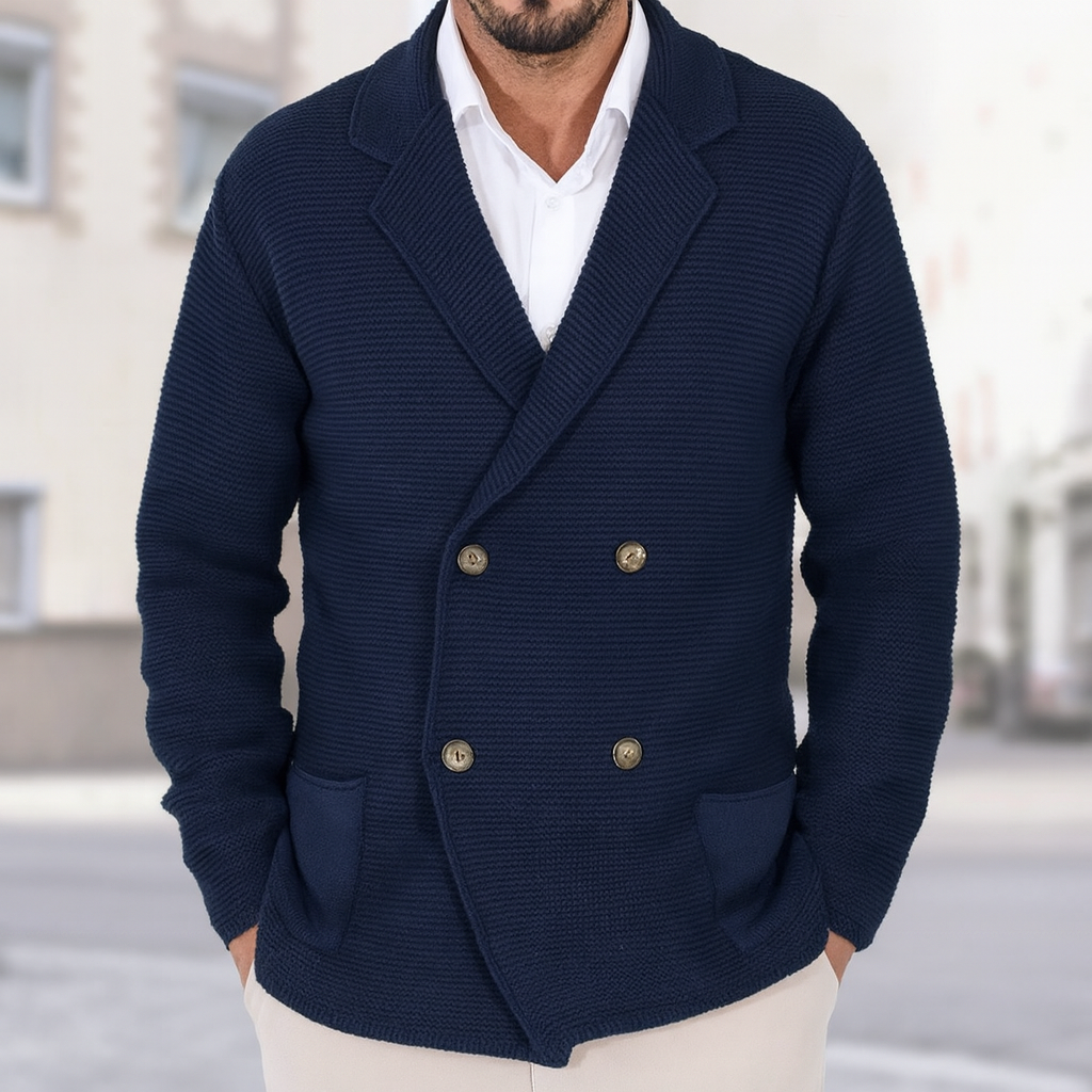 Double-Breasted Cardigan