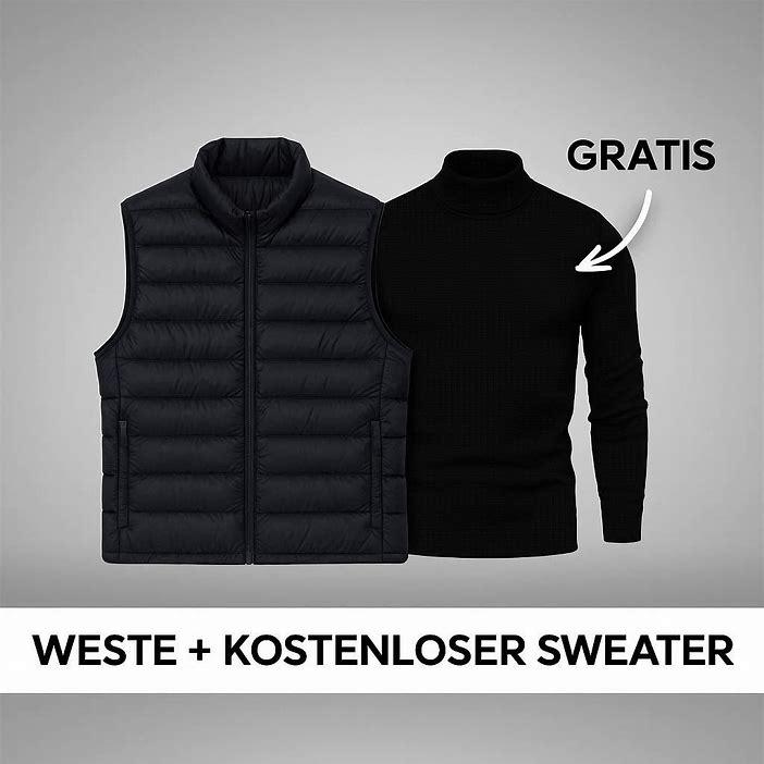 Weste + Kostenloser Pullover LCT (RÄUMUNGSVERKAUF)